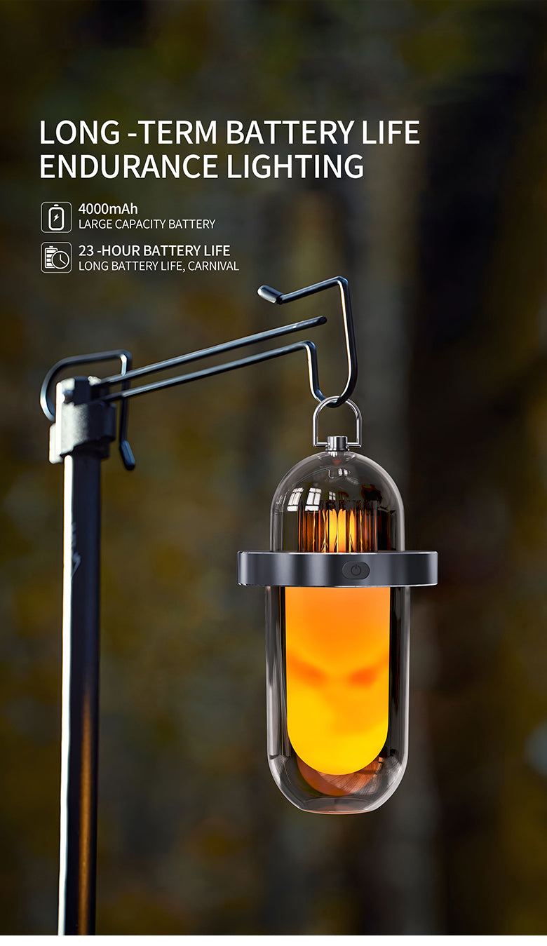Outdoor flame camping lamp (long)A8