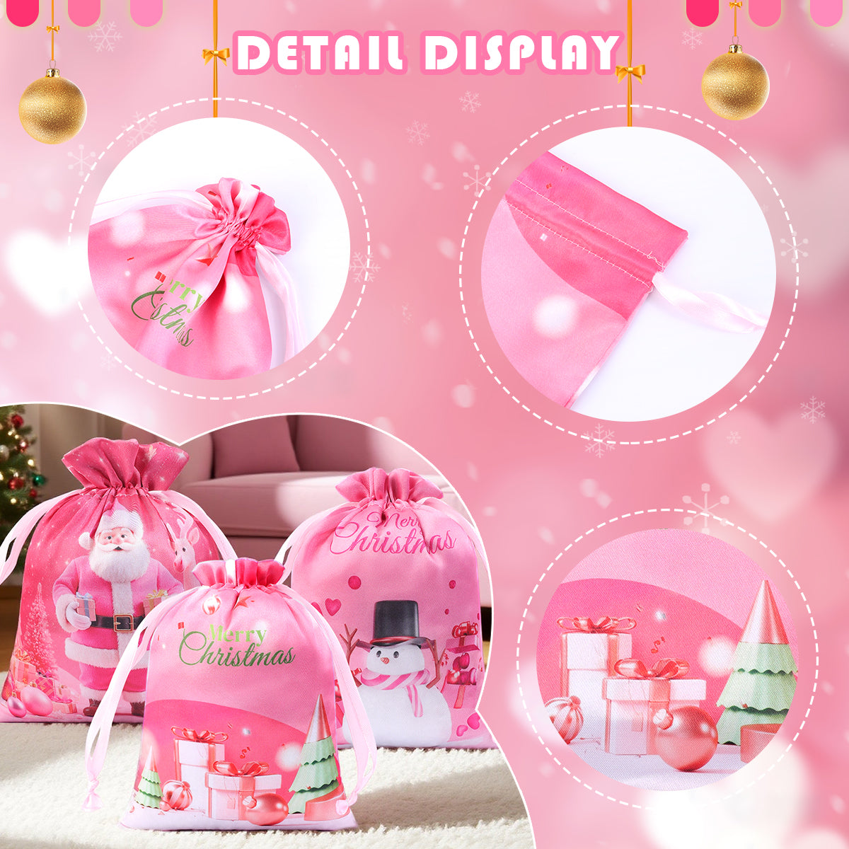 BLACK&PINK RIBBON BAG FOR CHRISTMAS (Jagdlied)