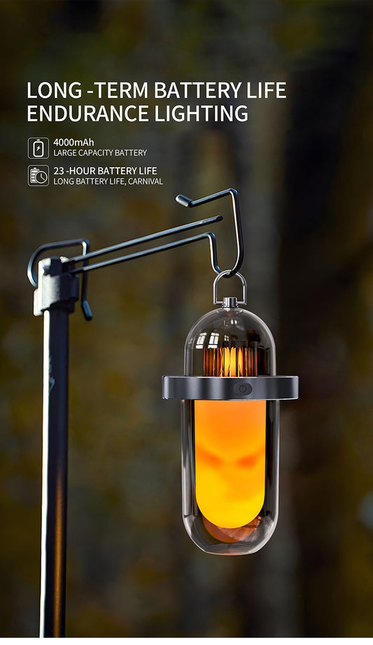 Outdoor flame camping lamp (long)A8