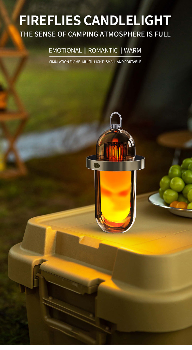 Outdoor flame camping lamp (long)A8