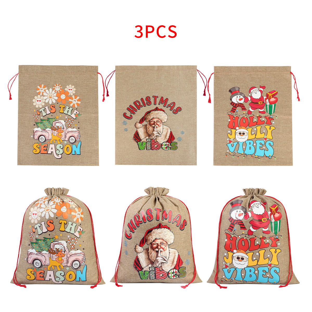 Linen Type Bag  For Christmas(Jagdlied)