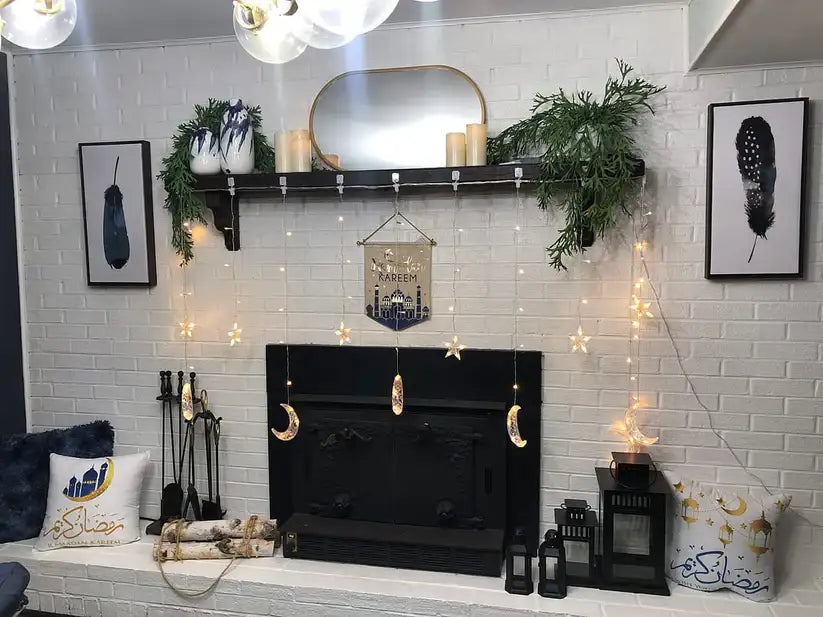 MOON & STAR STRING LIGHTS（ #birthday gift#Cute#Soft#Minimalist#Lamp#room#Pets#Practical）