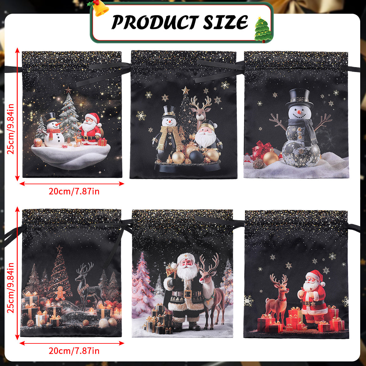 BLACK&PINK RIBBON BAG FOR CHRISTMAS (Jagdlied)