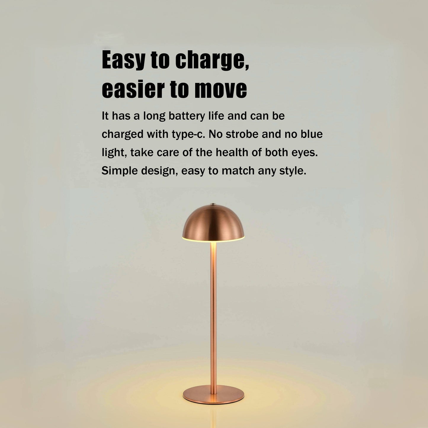 Morden style Metal ChargingTable Lamp